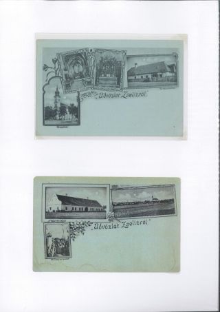 Zeliezovce on postcards – sheet 3