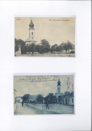 Zeliezovce on postcards – sheet 7