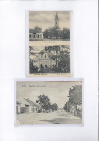 Zeliezovce on postcards – sheet 14