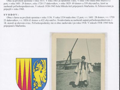 Zeliezovce on postcards