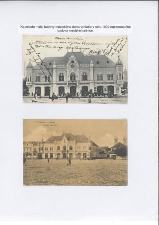 Levice - Leva on old postcards – sheet 3