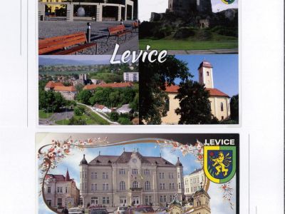 Levice - modern postcards