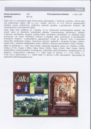 Moderne Postkarten des Bezirks Levice – Blatt 13