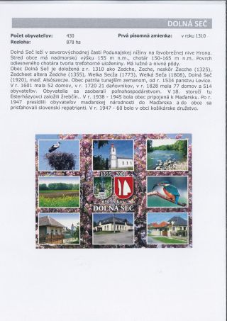 Moderne Postkarten des Bezirks Levice – Blatt 16