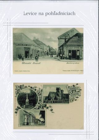 Levice - reprinty starých pohľadníc – list 11