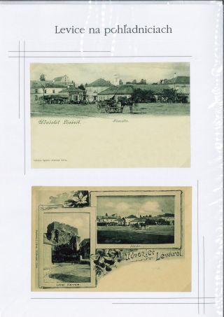 Levice - reprinty starých pohľadníc – list 12