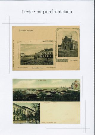 Levice - reprinty starých pohľadníc – list 13