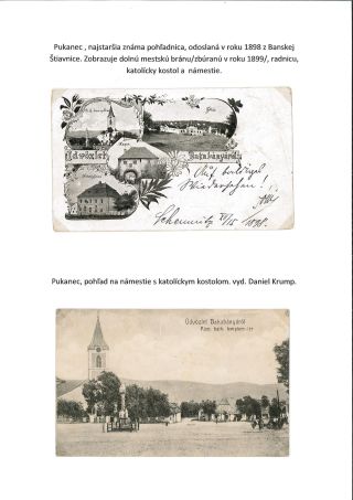 Postkarten von Pukanec, Batovce und Santovka – Blatt 2