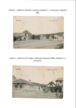 Postkarten von Pukanec, Batovce und Santovka – Blatt 3