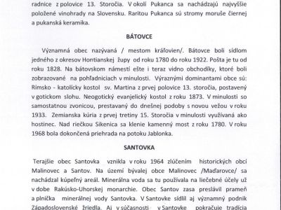 Postcards of Pukanec, Batovce and Santovka