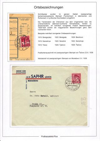 PODKARPATSKÁ RUS V ČESKOSLOVENSKU 1919-1939 – list 9