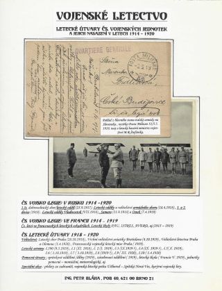 LUFTWAFFE - FLUGFORMATIONEN VON DIE TSCH. EINHEITEN UND DEREN EINSATZ 1914-1920 – Blatt 1