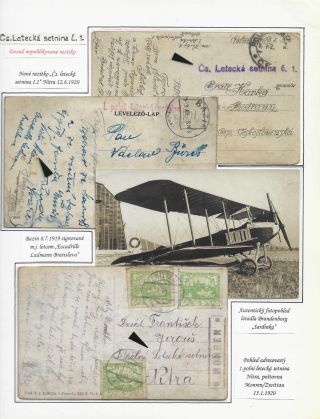 MILITARY AIR FORCE - AIR FORCE UNITS OF CZ MILITARY TROOPS AND THEIR DEPLOYMENT 1914-1920 – sheet 27
