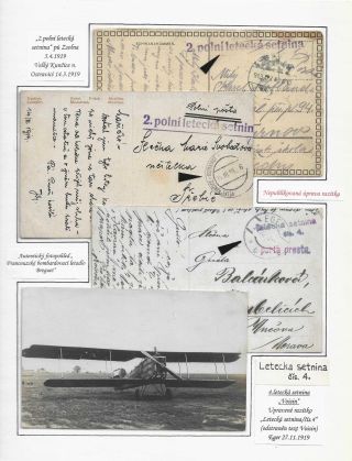 MILITARY AIR FORCE - AIR FORCE UNITS OF CZ MILITARY TROOPS AND THEIR DEPLOYMENT 1914-1920 – sheet 31