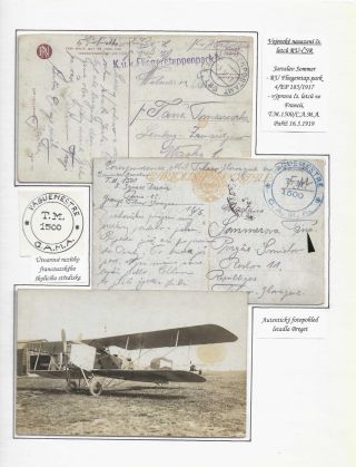 MILITARY AIR FORCE - AIR FORCE UNITS OF CZ MILITARY TROOPS AND THEIR DEPLOYMENT 1914-1920 – sheet 42
