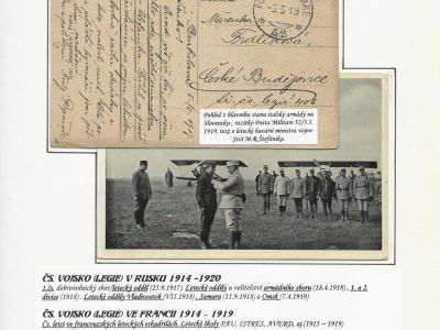 MILITARY AIR FORCE - AIR FORCE UNITS OF CZ MILITARY TROOPS AND THEIR DEPLOYMENT 1914-1920