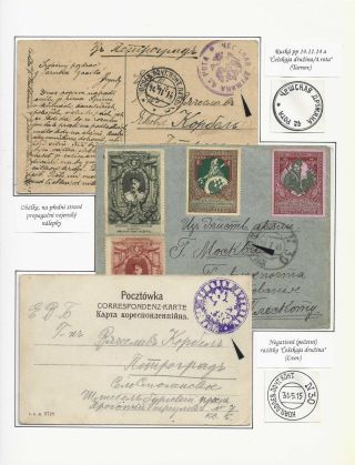 POŠTA ČESKOSLOVENSKÝCH LEGIÍ 1914-1920 – list 3