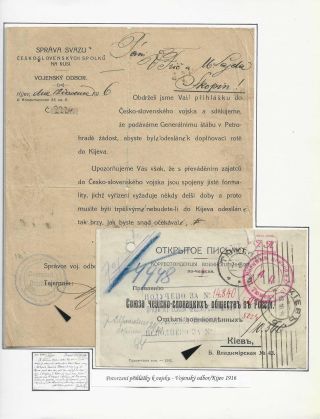 POŠTA ČESKOSLOVENSKÝCH LEGIÍ 1914-1920 – list 9