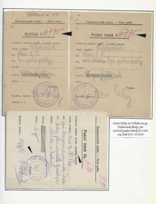 POŠTA ČESKOSLOVENSKÝCH LEGIÍ 1914-1920 – list 105