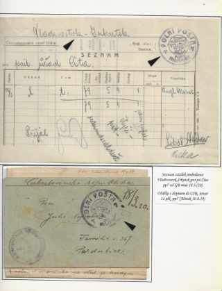 POŠTA ČESKOSLOVENSKÝCH LEGIÍ 1914-1920 – list 153