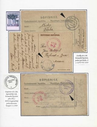POŠTA ČESKOSLOVENSKÝCH LEGIÍ 1914-1920 – list 165
