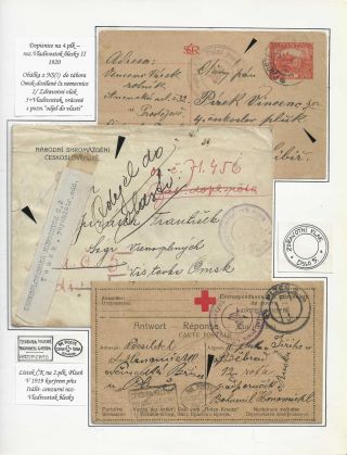 POŠTA ČESKOSLOVENSKÝCH LEGIÍ 1914-1920 – list 187