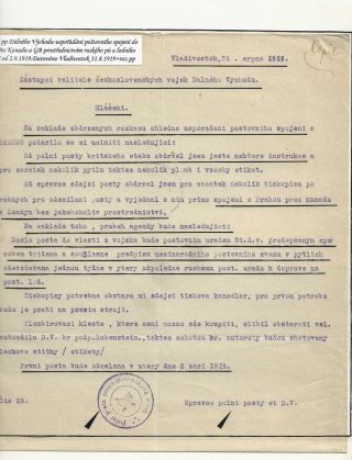 POŠTA ČESKOSLOVENSKÝCH LEGIÍ 1914-1920 – list 195