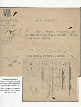 POŠTA ČESKOSLOVENSKÝCH LEGIÍ 1914-1920 – list 199