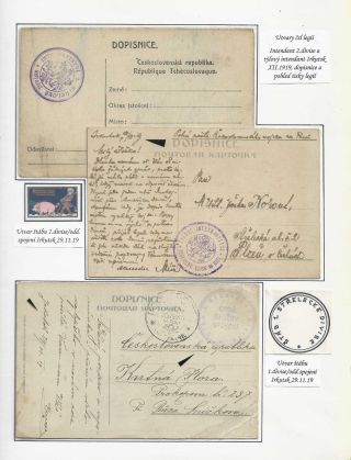 POŠTA ČESKOSLOVENSKÝCH LEGIÍ 1914-1920 – list 258