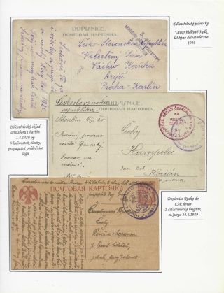 POŠTA ČESKOSLOVENSKÝCH LEGIÍ 1914-1920 – list 259