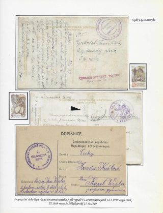 POŠTA ČESKOSLOVENSKÝCH LEGIÍ 1914-1920 – list 268