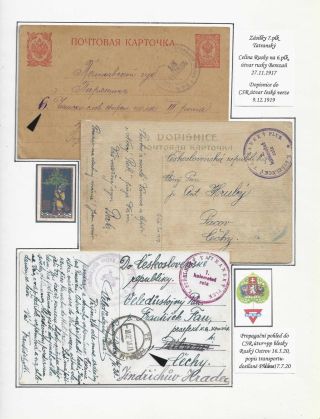 POŠTA ČESKOSLOVENSKÝCH LEGIÍ 1914-1920 – list 272