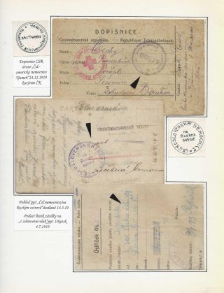 POŠTA ČESKOSLOVENSKÝCH LEGIÍ 1914-1920 – list 284