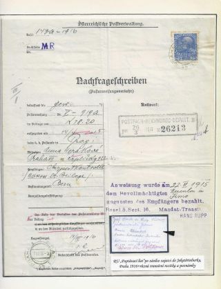 POŠTA ČESKOSLOVENSKÝCH LEGIÍ 1914-1920 – list 382