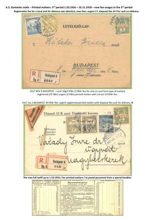 POSTGESCHICHTE DES KÖNIGREICHS UNGARN 1900-1918 - englisch – Blatt 16