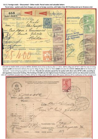 THE POSTAL HISTORY OF KINGDOM OF HUNGARY 1900-1918 - English – sheet 43