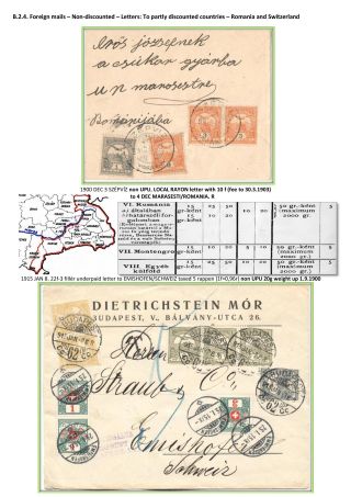 THE POSTAL HISTORY OF KINGDOM OF HUNGARY 1900-1918 - English – sheet 57