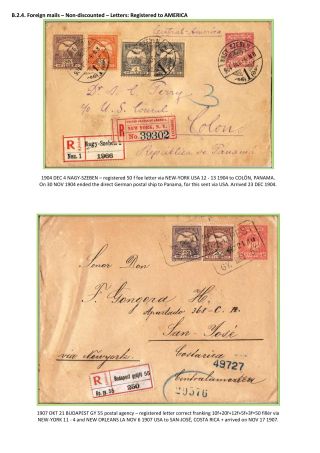 POSTGESCHICHTE DES KÖNIGREICHS UNGARN 1900-1918 - englisch – Blatt 66