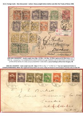 POSTGESCHICHTE DES KÖNIGREICHS UNGARN 1900-1918 - englisch – Blatt 69