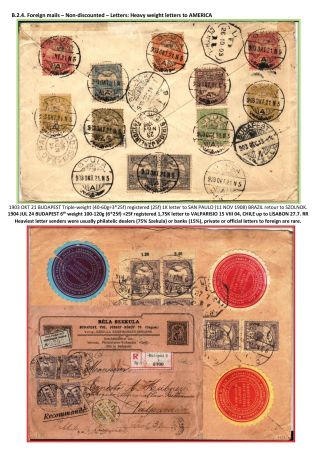 POSTGESCHICHTE DES KÖNIGREICHS UNGARN 1900-1918 - englisch – Blatt 70