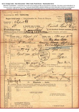 POSTGESCHICHTE DES KÖNIGREICHS UNGARN 1900-1918 - englisch – Blatt 80