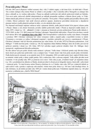 PLESNA - FLEISSEN, POŠTOVNÍ HISTORIE – list 4