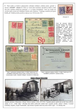 PLESNA - FLEISSEN, POŠTOVNÍ HISTORIE – list 13