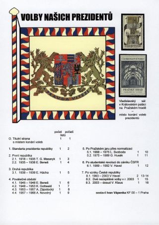 VOLBY NAŠICH PREZIDENTŮ – list 1