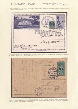 WIEDERHERSTELLUNG DER POSTVERKEHR IN DER TSCHECHOSLOWAKEI NACH DEM ZWEITEN WELTKRIEG – Blatt 4