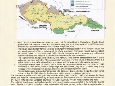 RESTORATION OF POSTAL OPRATION IN CZECHOSLOVAKIA AFTER WWII