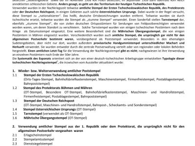 POŠTOVNÍ RAZÍTKA V ČECHÁCH A NA MORAVĚ V POVÁLEČNÉM OBDOBÍ PO OSVOBOZENÍ 1945