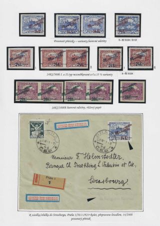 FLUGPOSTMARKEN ČSR 1918-1939 – Blatt 38