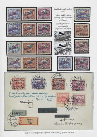 FLUGPOSTMARKEN ČSR 1918-1939 – Blatt 42