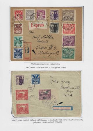 FLUGPOSTMARKEN ČSR 1918-1939 – Blatt 44